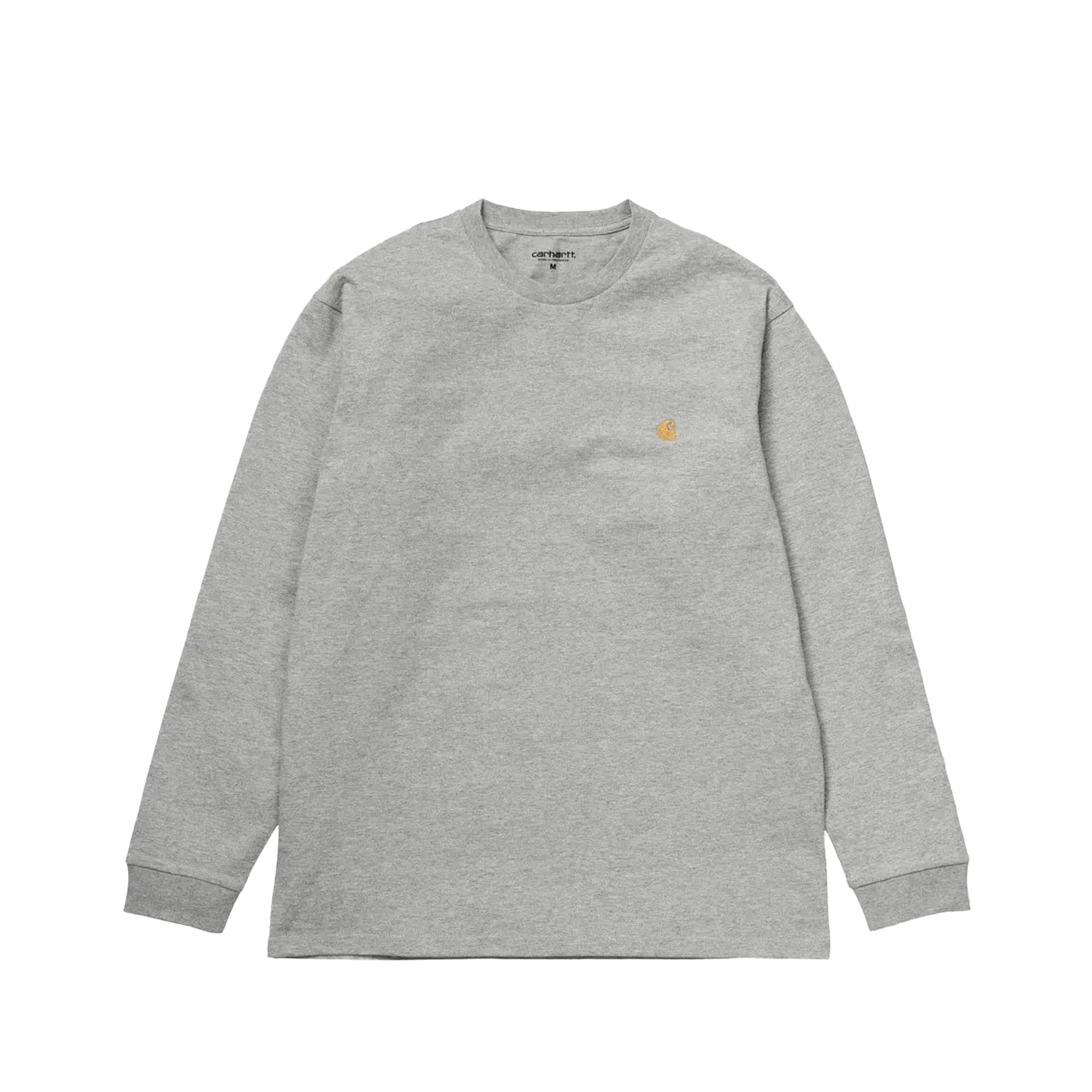 Carhartt WIP Mens L/S Chase Tshirt 'Grey Heather'