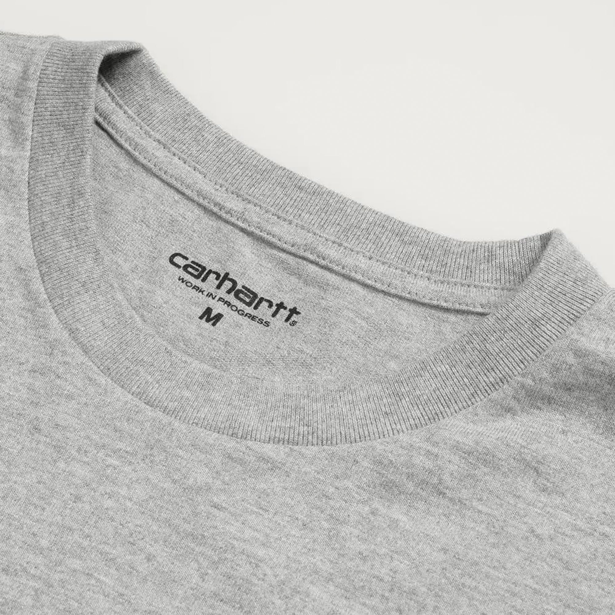 Carhartt WIP Mens L/S Chase Tshirt 'Grey Heather'