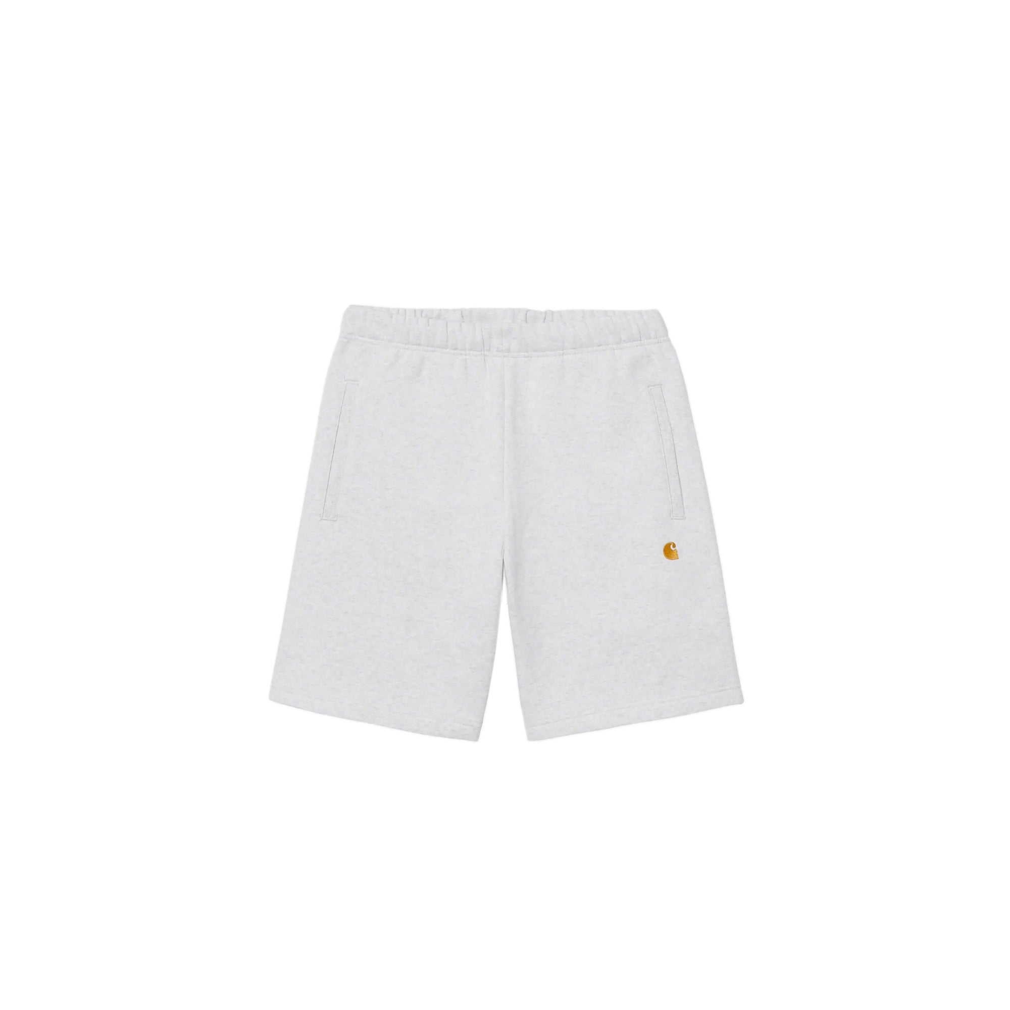 Carhartt WIP Mens Chase Sweat Shorts Ash Heather