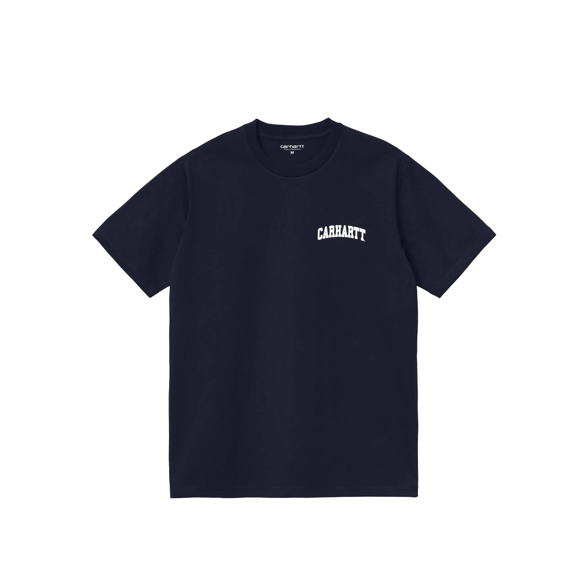Carhartt Mens S/S University Script T-Shirt 'Dark Navy/White'