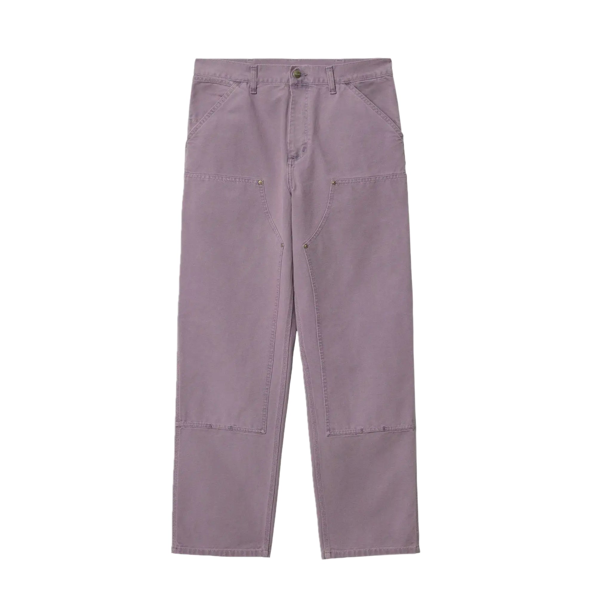 Carhartt WIP Mens Double Knee Pants Razzmic