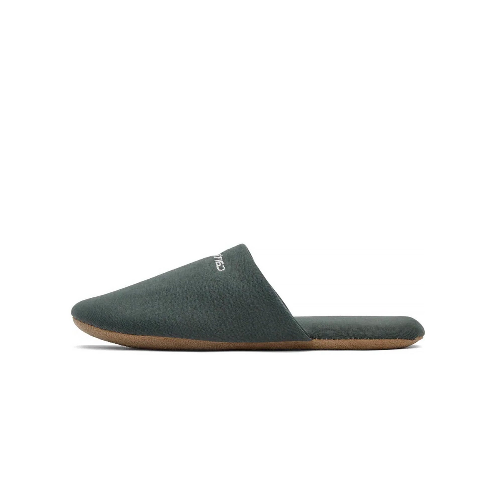 Carhartt WIP Mens Script Embroidery Slippers Hemlock Green