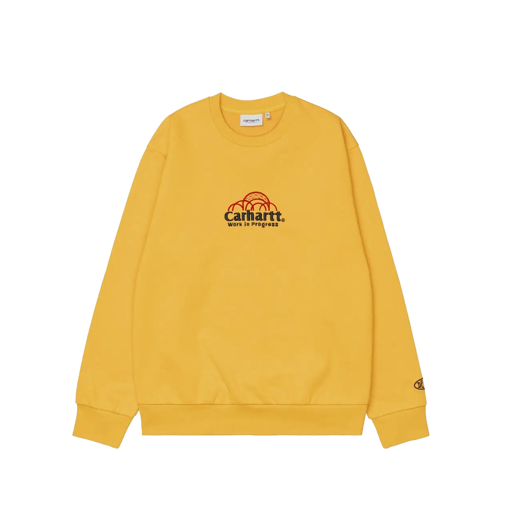 Carhartt WIP Mens Geo Script Crew Sweatshirt Popsicle