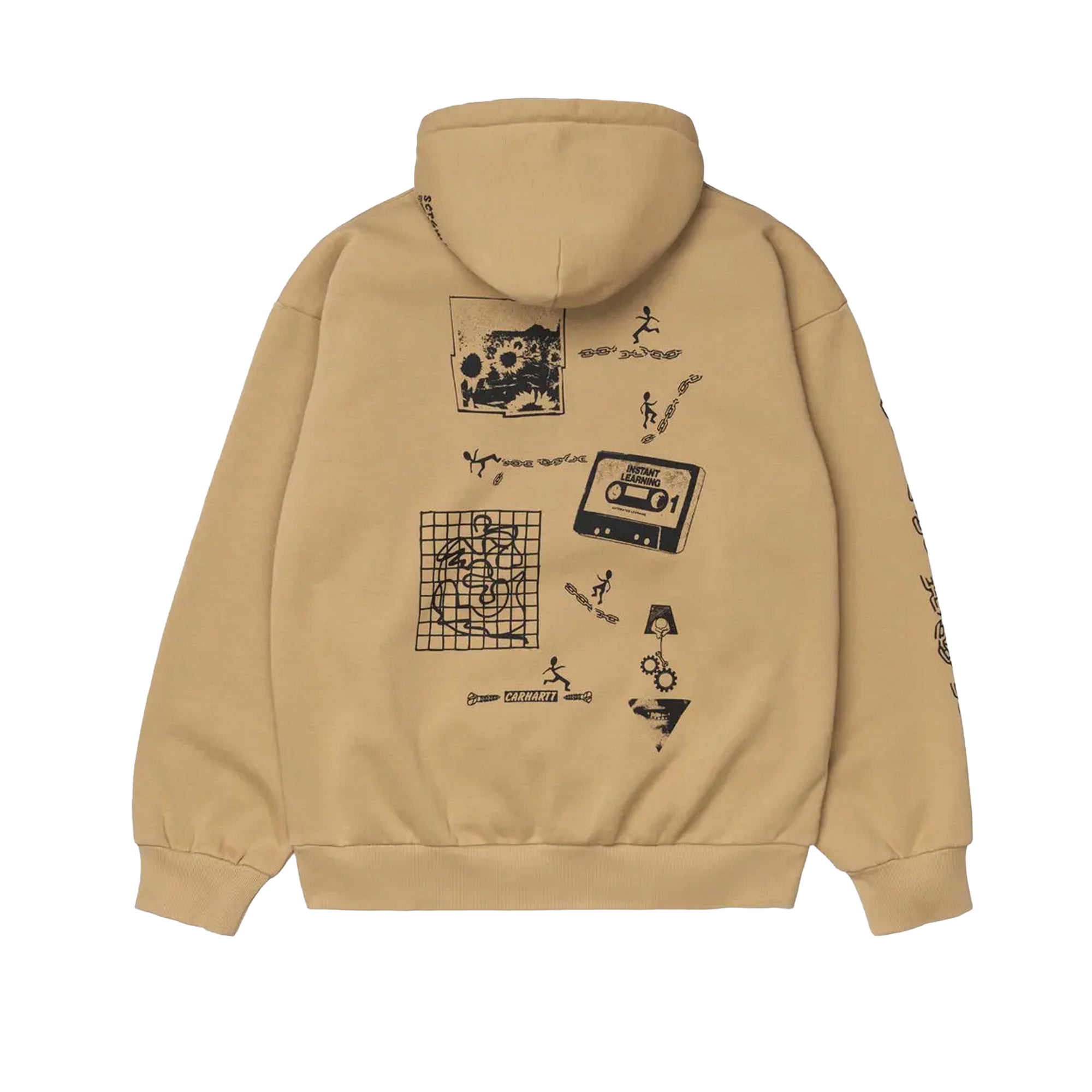 Carhartt WIP Mens Scramble Hoodie Dusty Brown