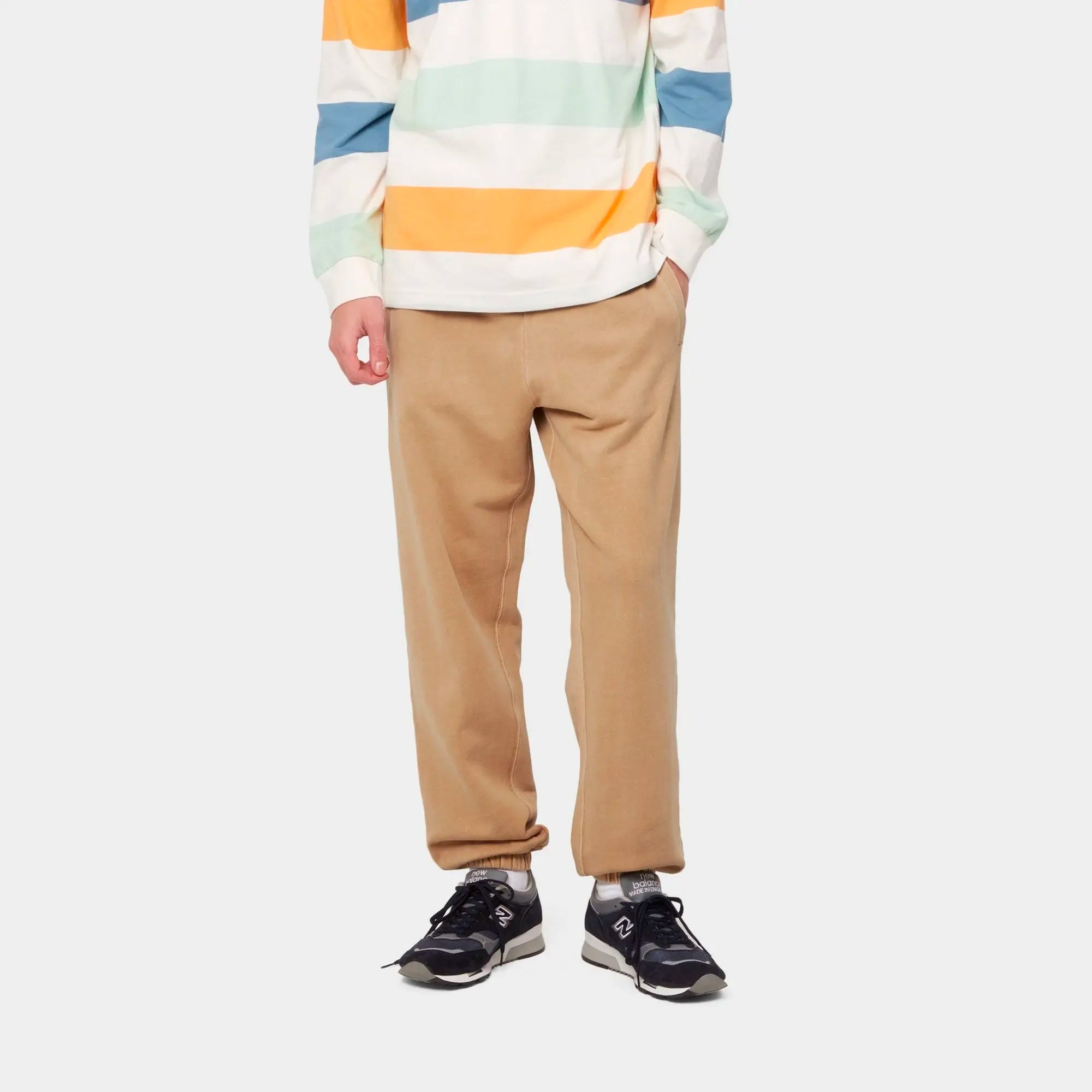 Carhartt WIP Mens Nelson Sweatpants Dusty Brown