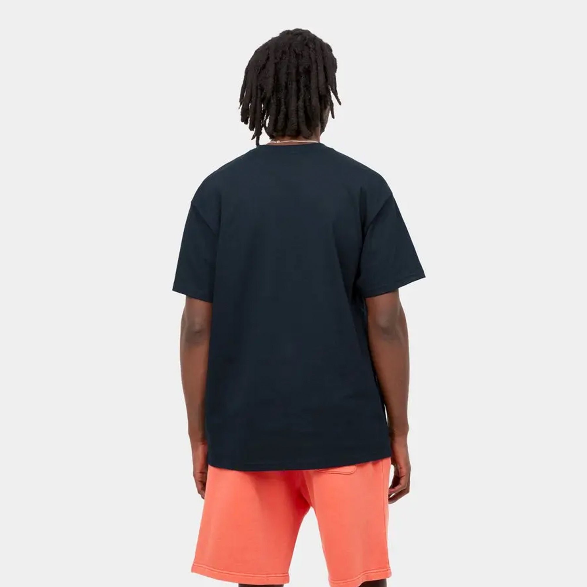 Carhartt WIP Mens Schools Out SS Tee Dark Navy