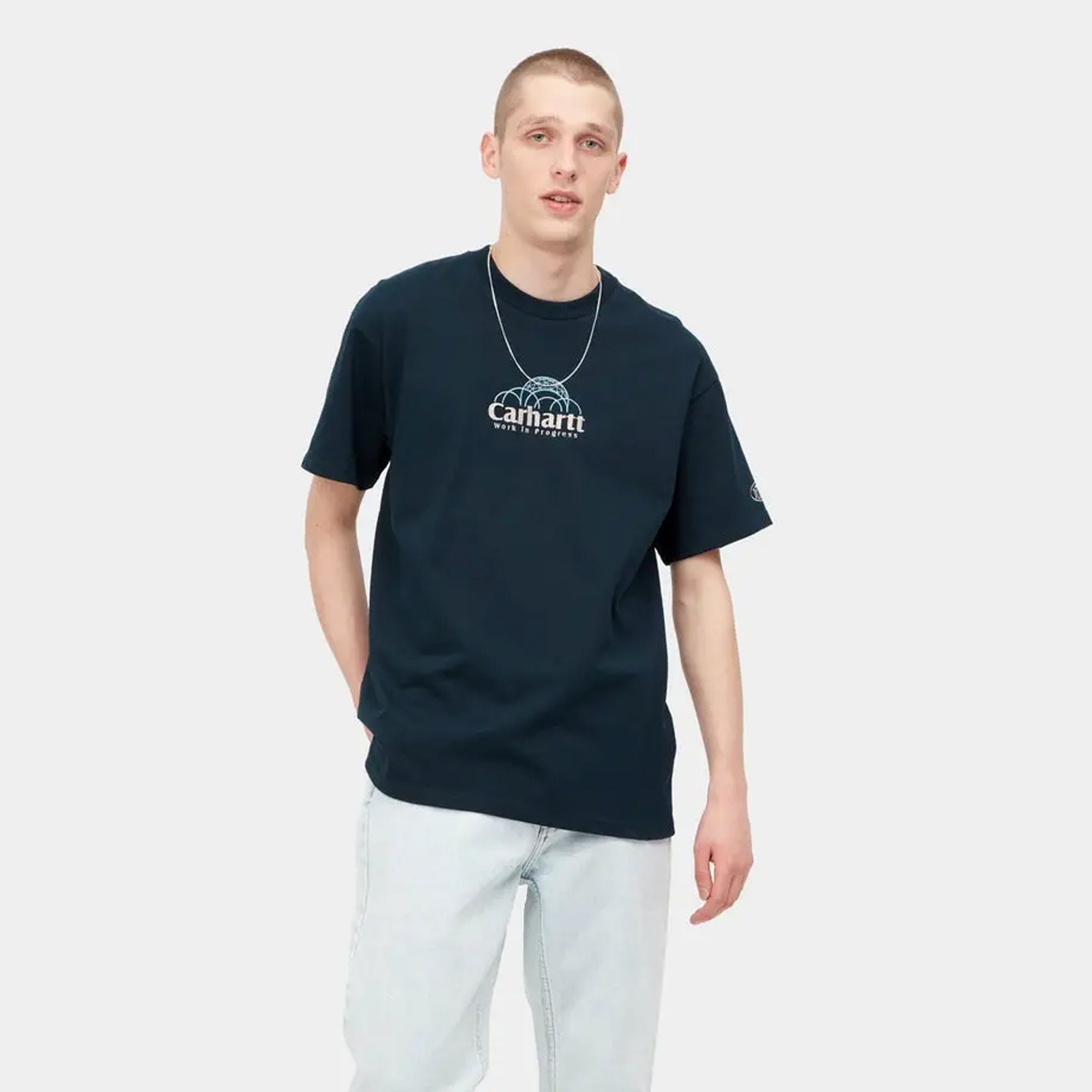 Carhartt WIP Mens Geo Script SS Tee Mizar