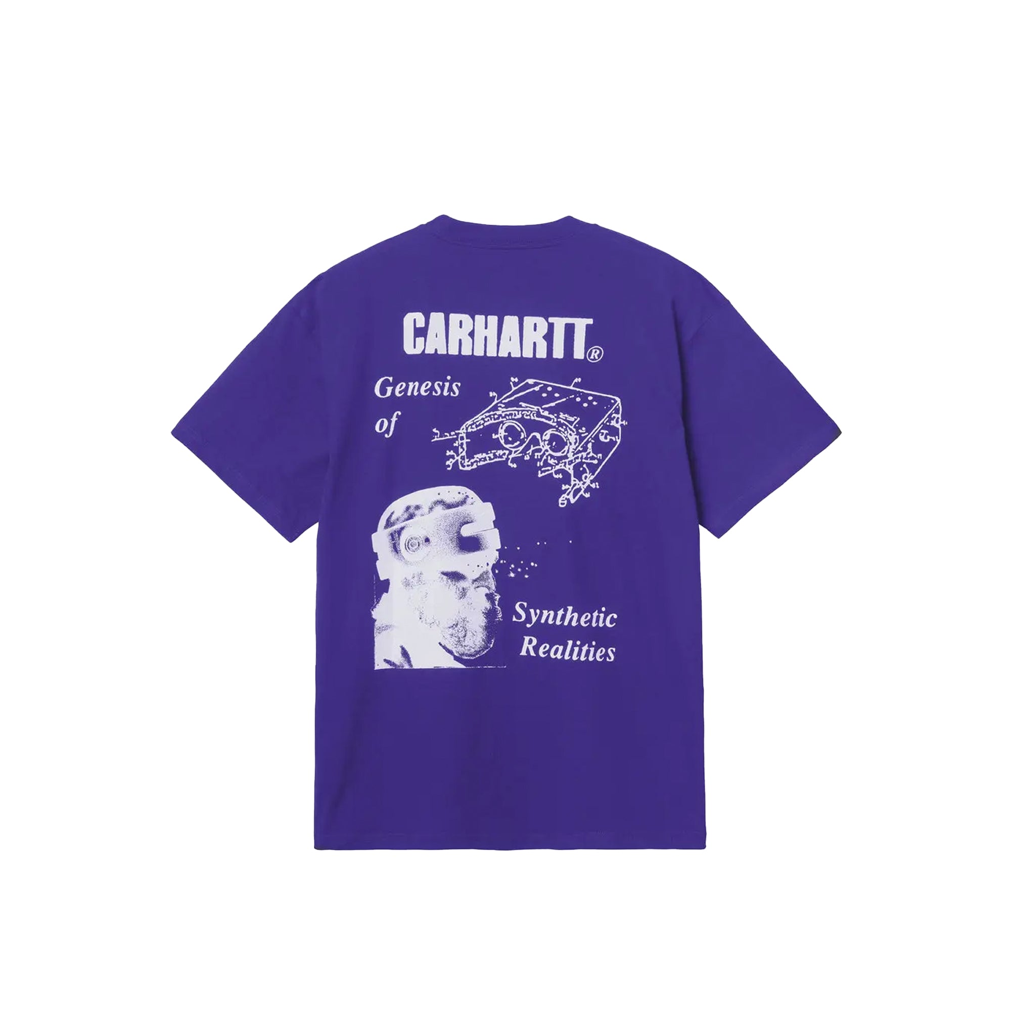 Carhartt WIP Mens Synthetic Realities SS Tee Razzmic