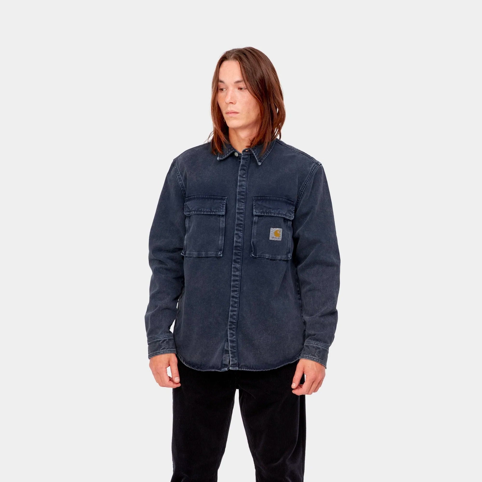Carhartt WIP Mens Monterey Shirt Jacket Dark Navy