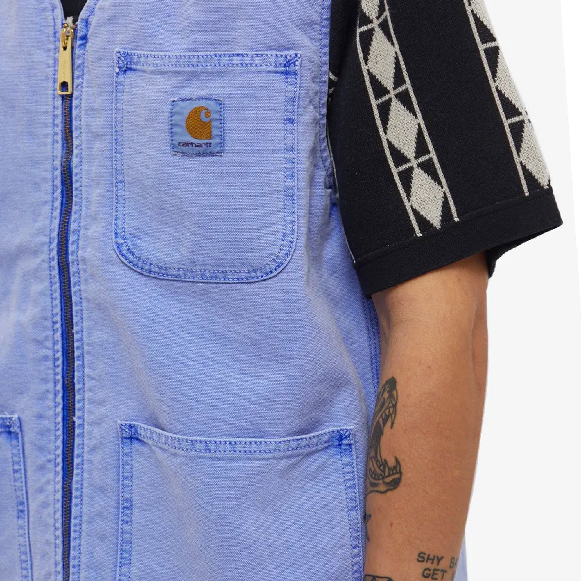Carhartt WIP Mens Arbor Vest Icy Water