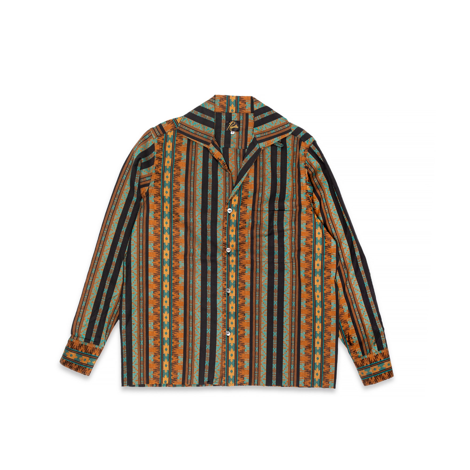Needles Mens C.O.B Italian Collar Shirt