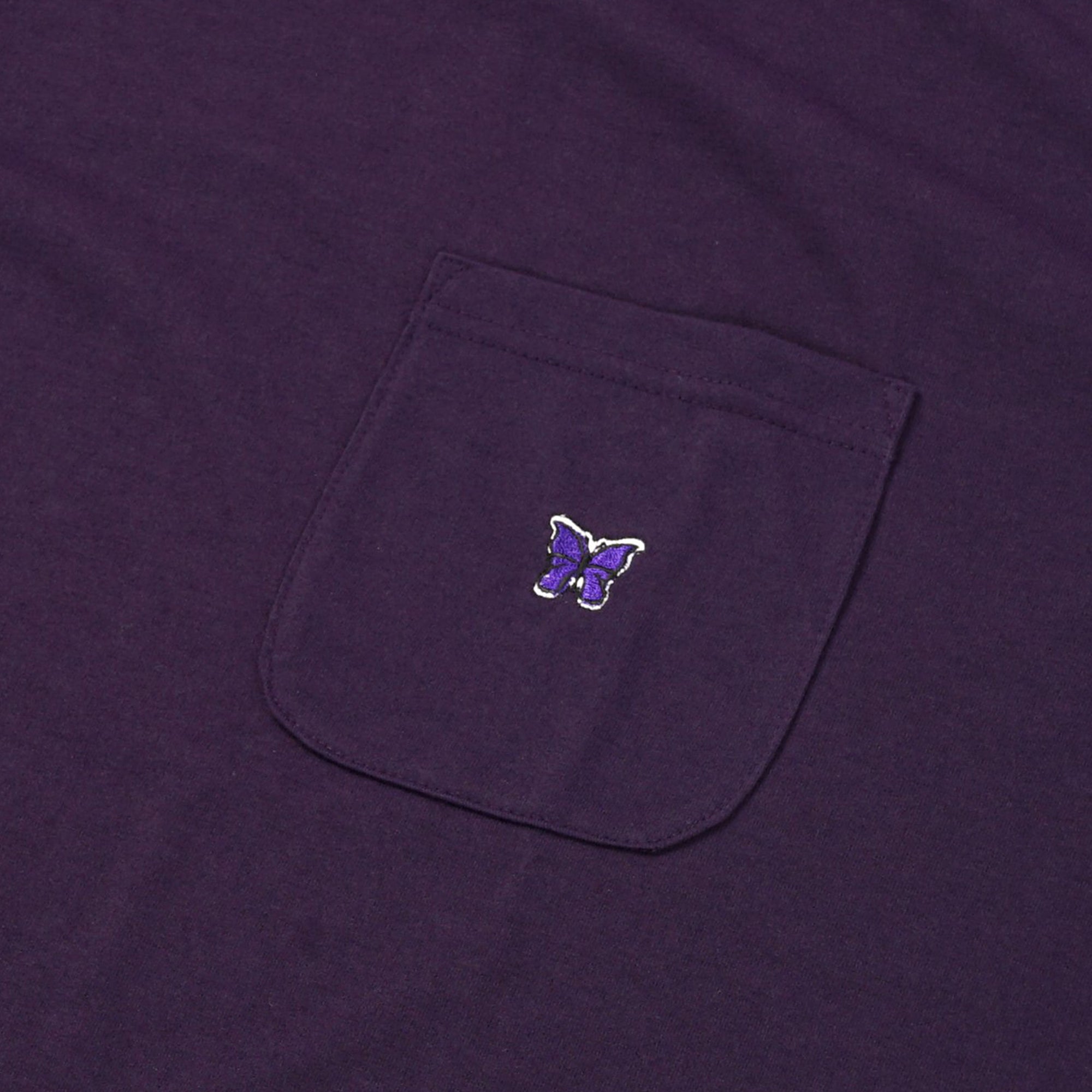 Needles Mens 'Eggplant' Crewneck Tee