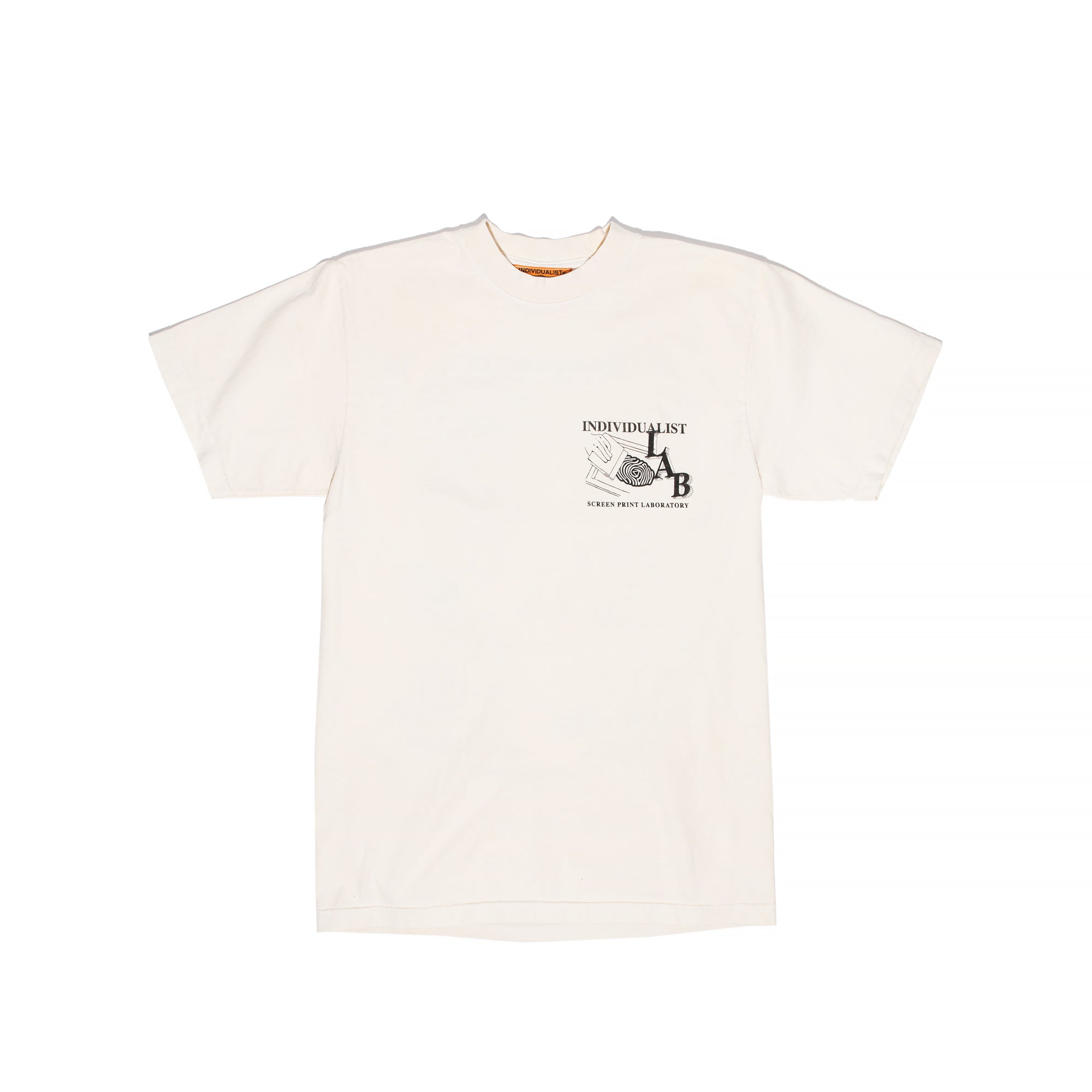 INDVLST Mens How to S/S Tee 'Dyed Cream'