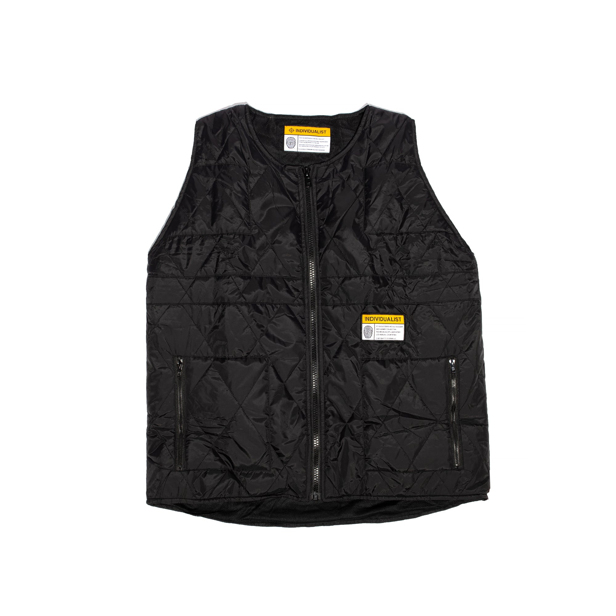 INDVLST Mens Outside Vest 'Black'