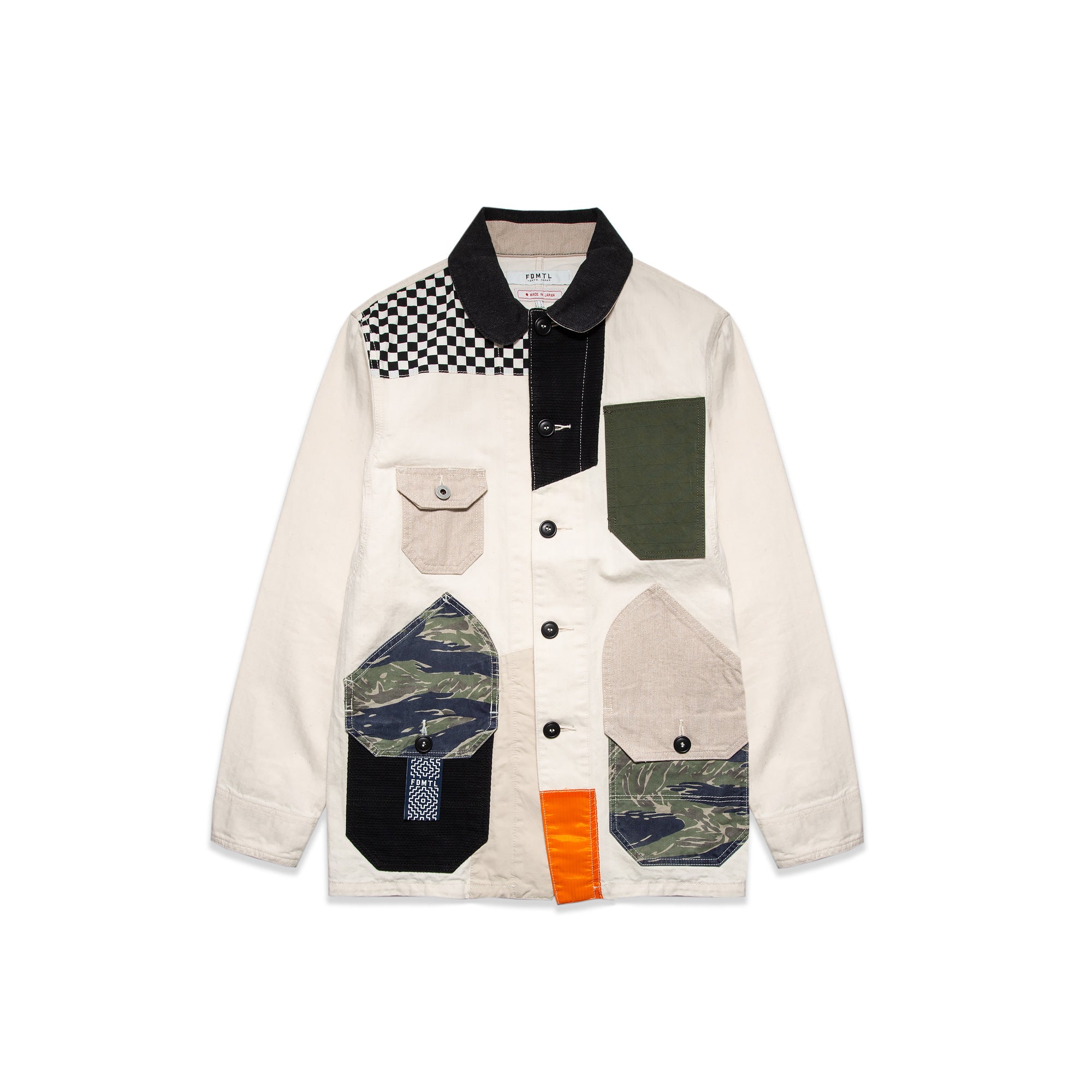 FDMTL Mens Patchwork Coverall Jacket