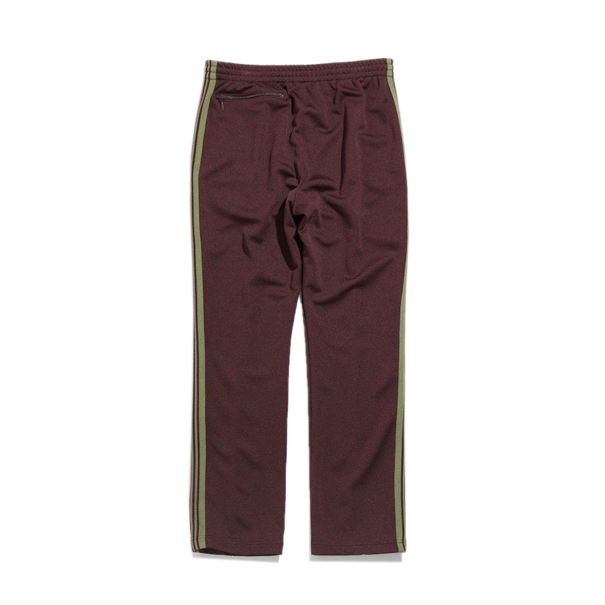 Needles Mens Narrow Track Pants 'Maroon'