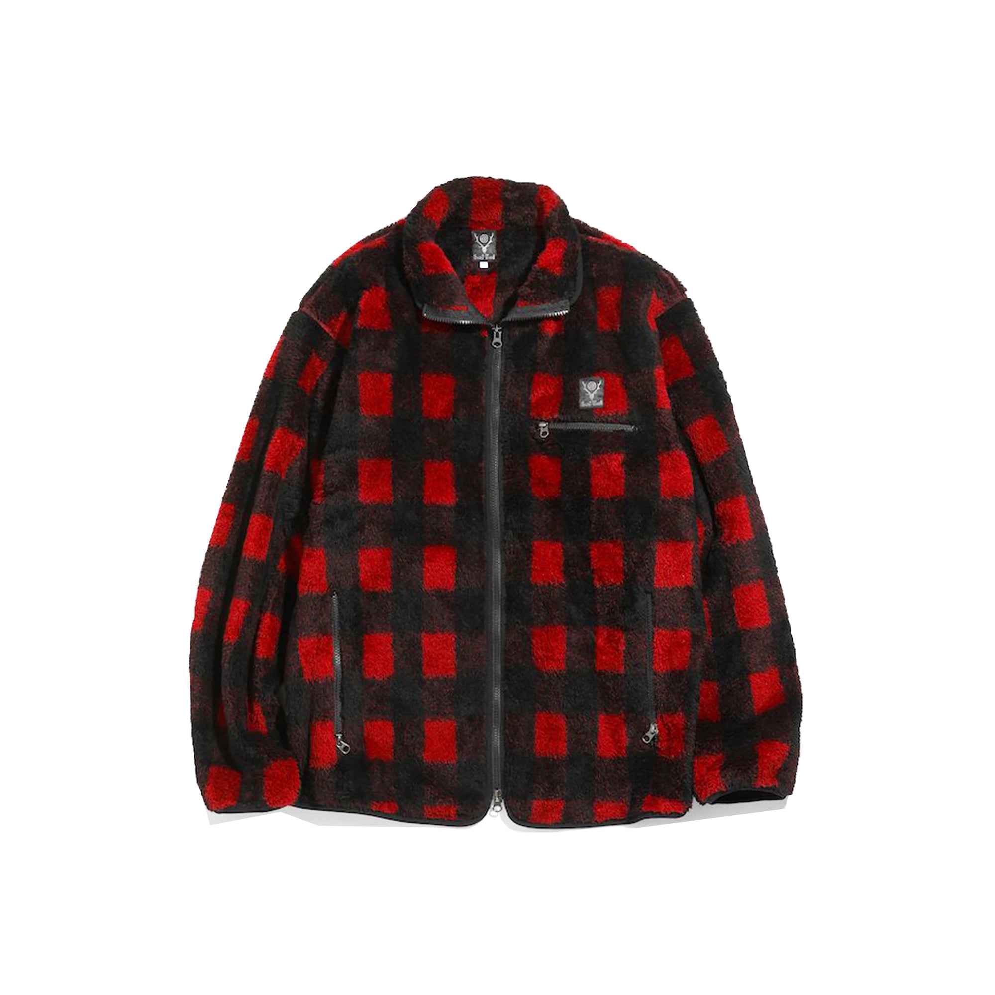South2 West8 Mens Piping Jacket 'Red'