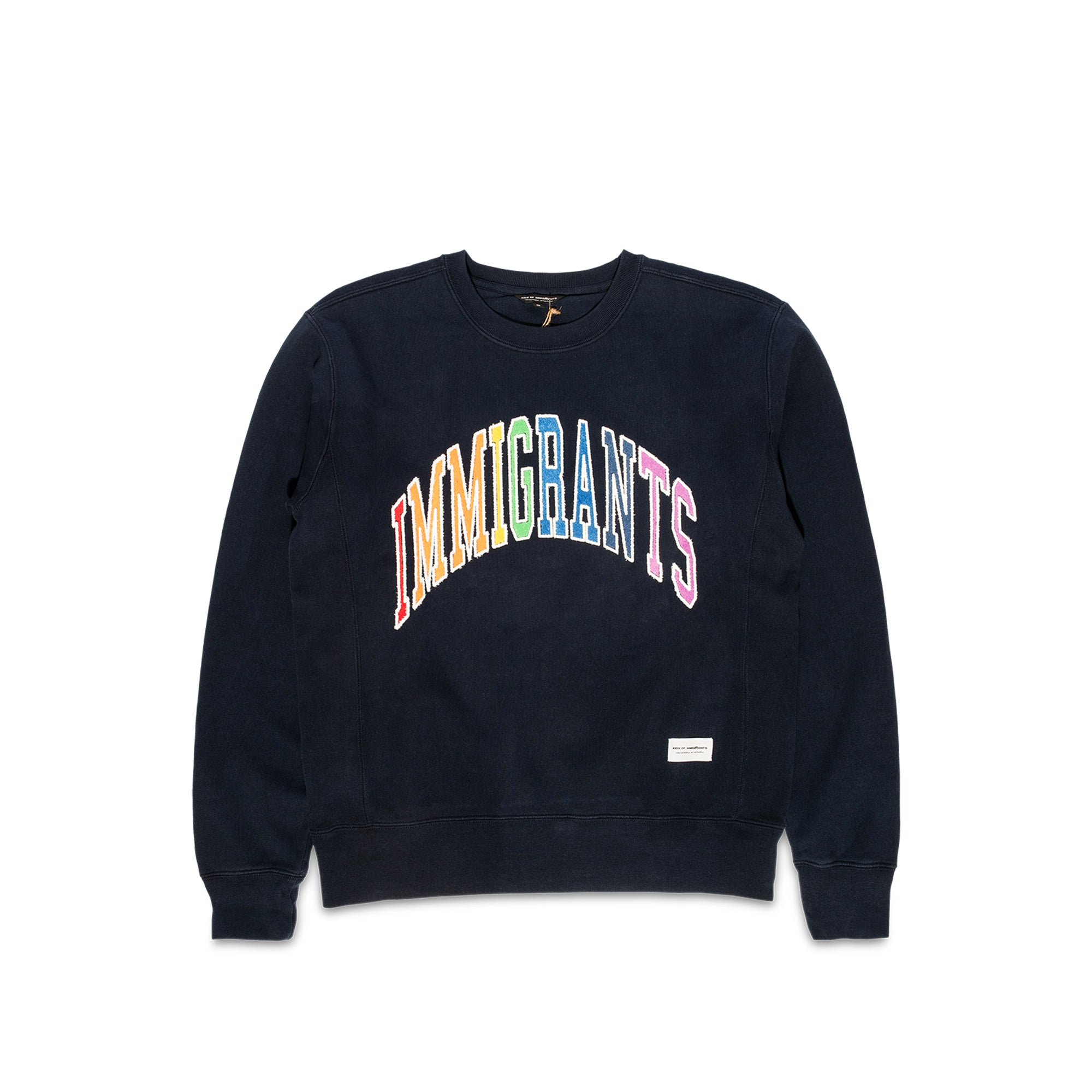 Kids Of Immigrants Immigrants Sweater 'Navy Multi'