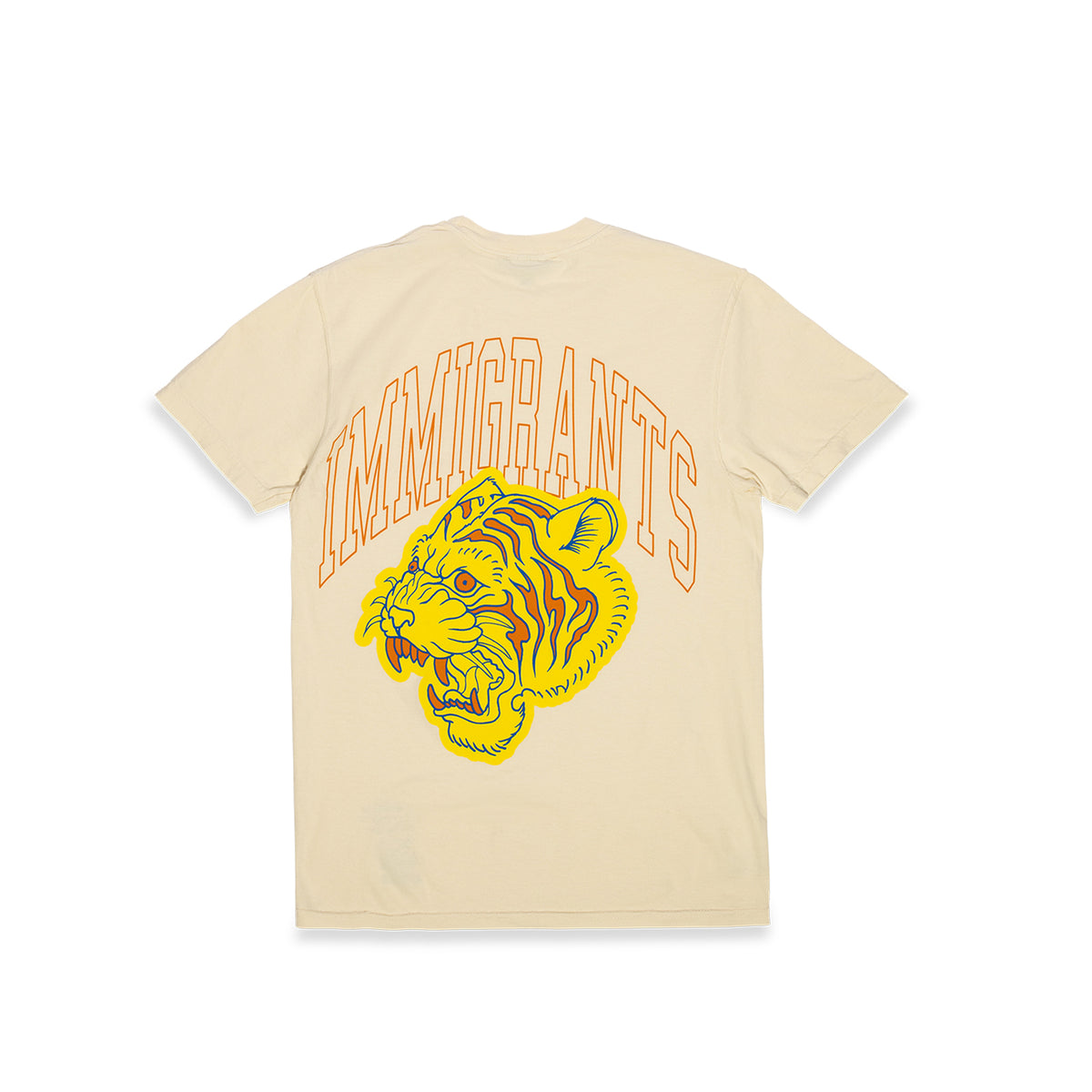 Kids Of Immigrants Tiger T-Shirt 'Natural'