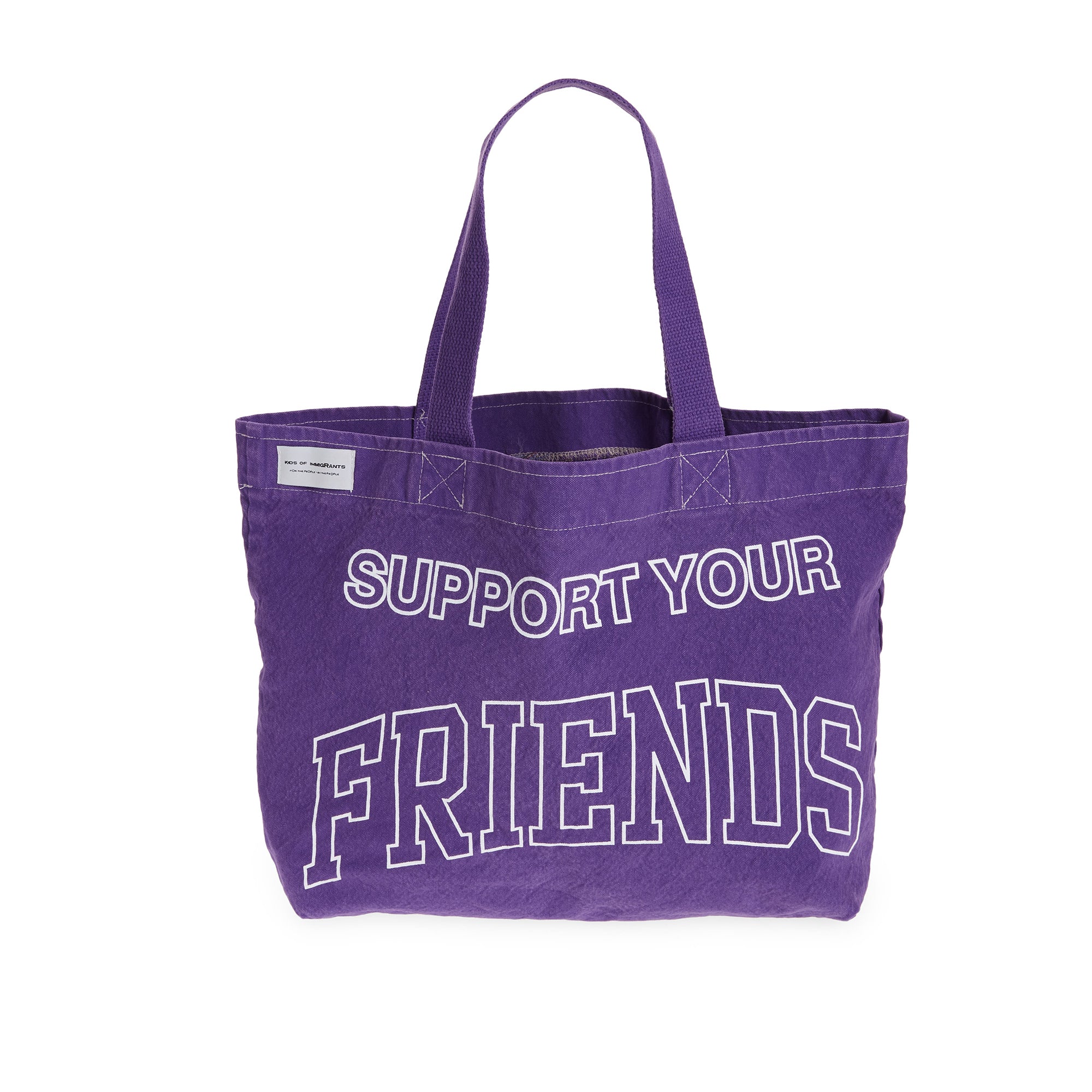 Kids Of Immigrants Mens Support Your Friends Tote Bag 'Purple'