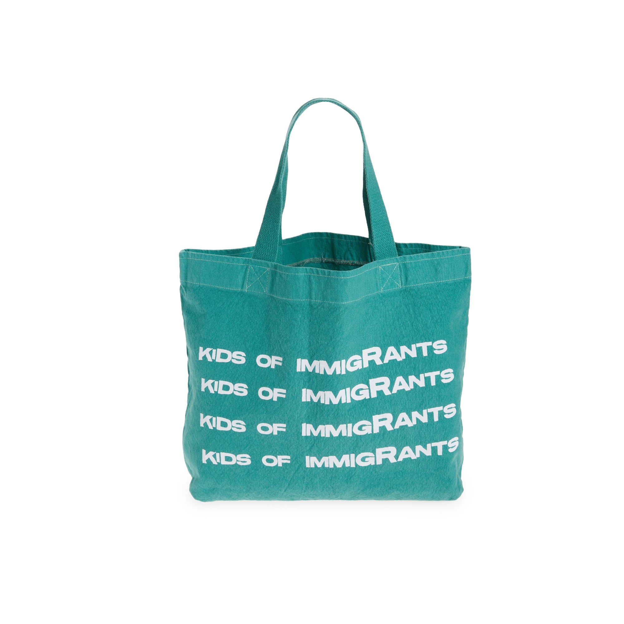 Kids Of Immigrants Support Your Friends Tote Bag 'Teal'