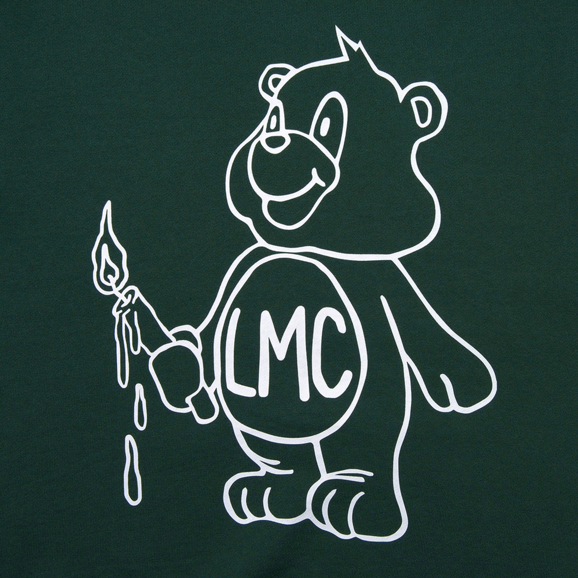 LMC Mens Candle Bear Sweatshirt 'Dark Green'