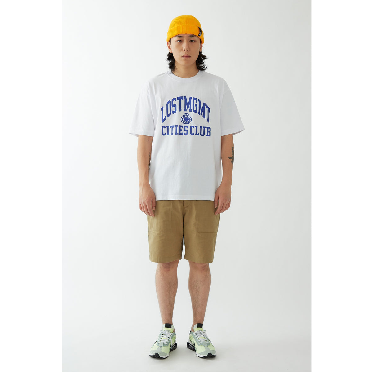 Lost Management Cities Club Athletic T-Shirt 'White'