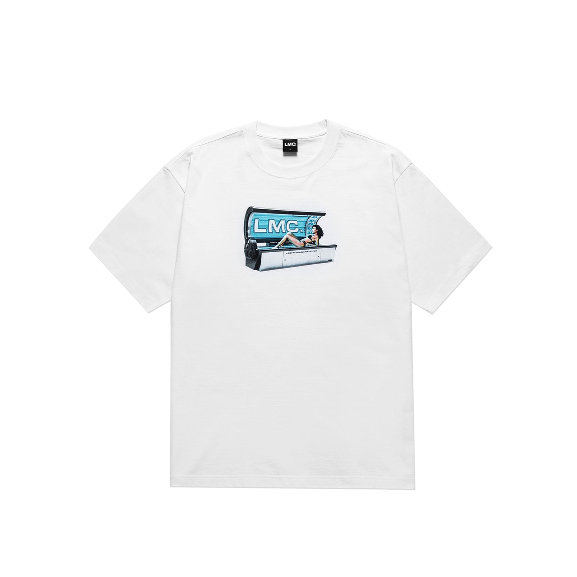 Lost Management Cities Tanning T-Shirt 'White'