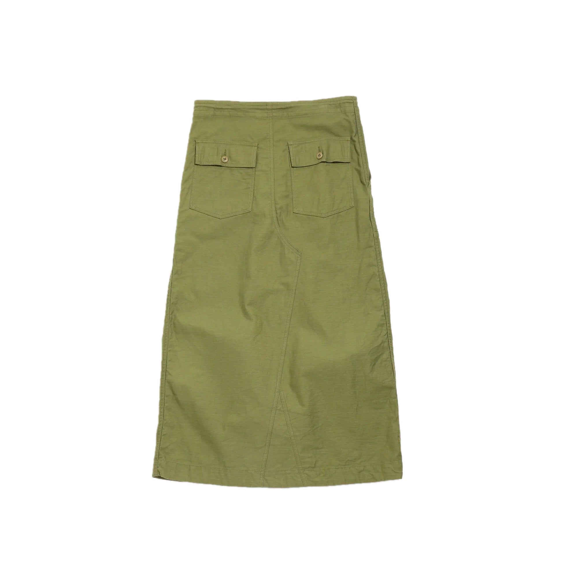 Needles Womens Back Sateen String Fatigue Skirt