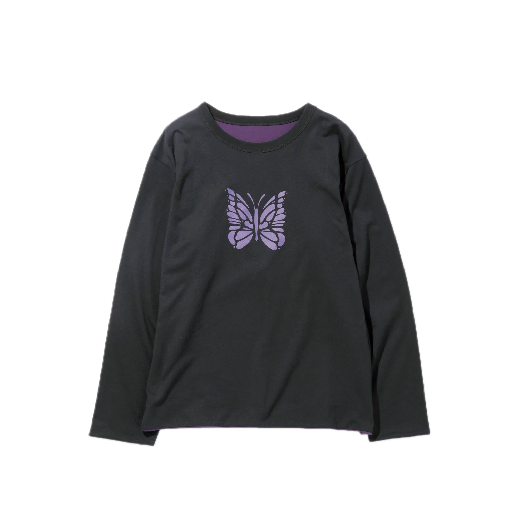 Needles Mens LS Reversible T Shirt