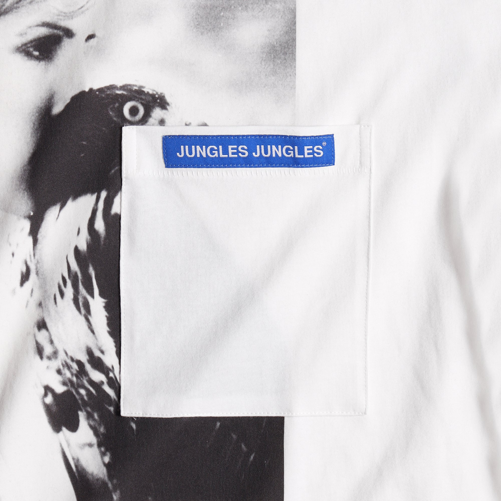 Jungles Mens Eagle Mesh Sleeve Tee