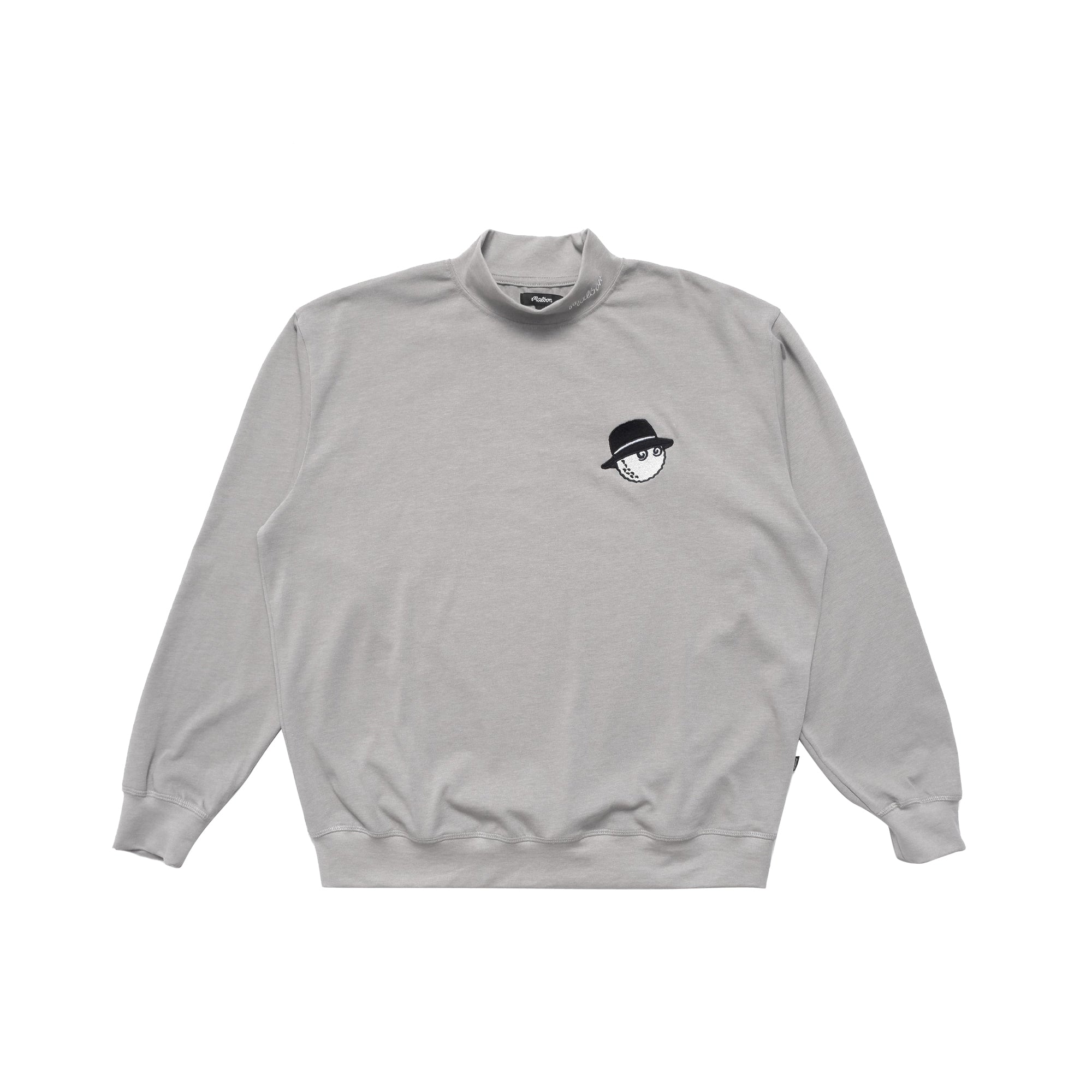 Malbon Golf Mens Bailey Mock Neck