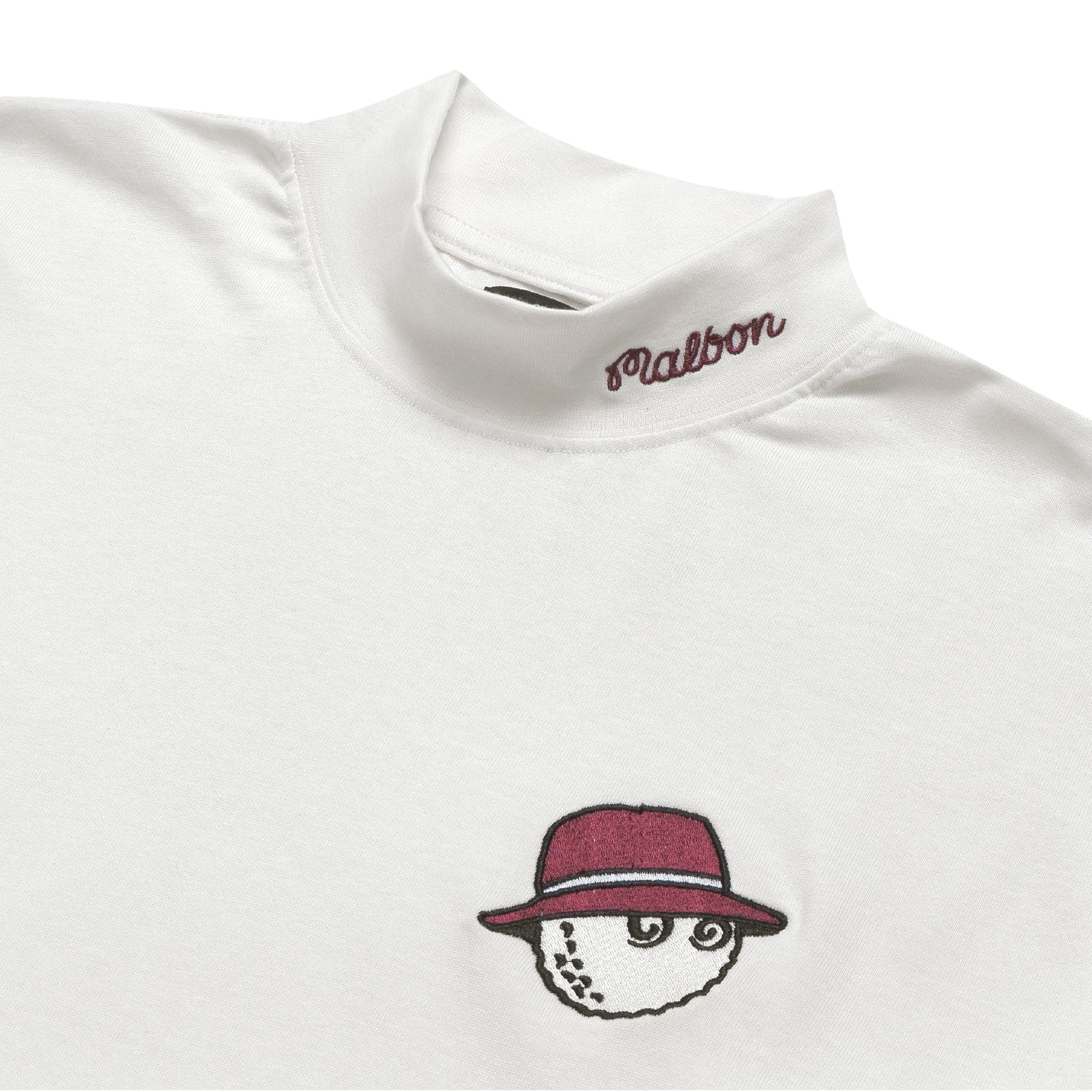 Malbon Golf Mens Bailey Mock Neck