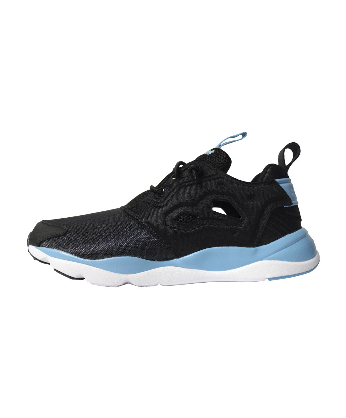 Reebok: Kids Furylite (Black/White/Blue/Gravel)