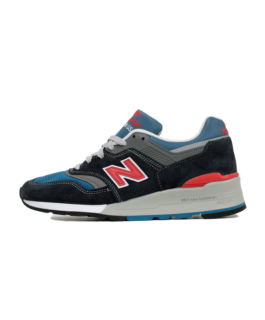 New Balance M997JNB “Flint Gray” Made in USA - Black/Blue