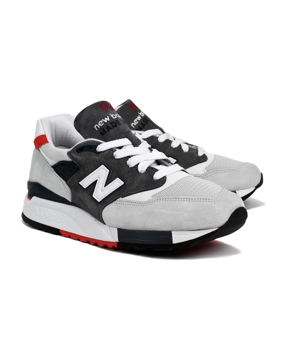 New Balance 998 Made in USA - Light Grey/Grey
