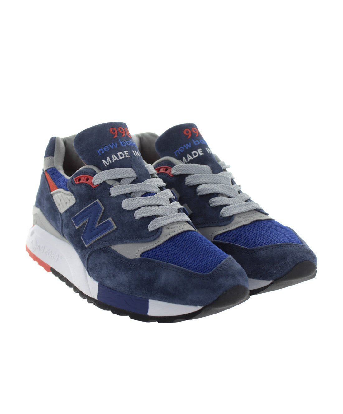 New Balance M998CSAL Connoisseur Ski - Made in USA - Navy/Orange