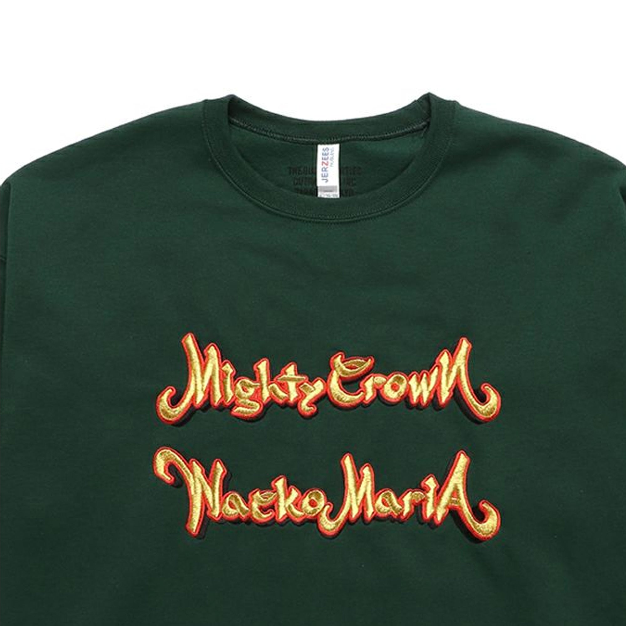 Wacko Maria Mens Mighty Crown Crew Neck Sweatshirt