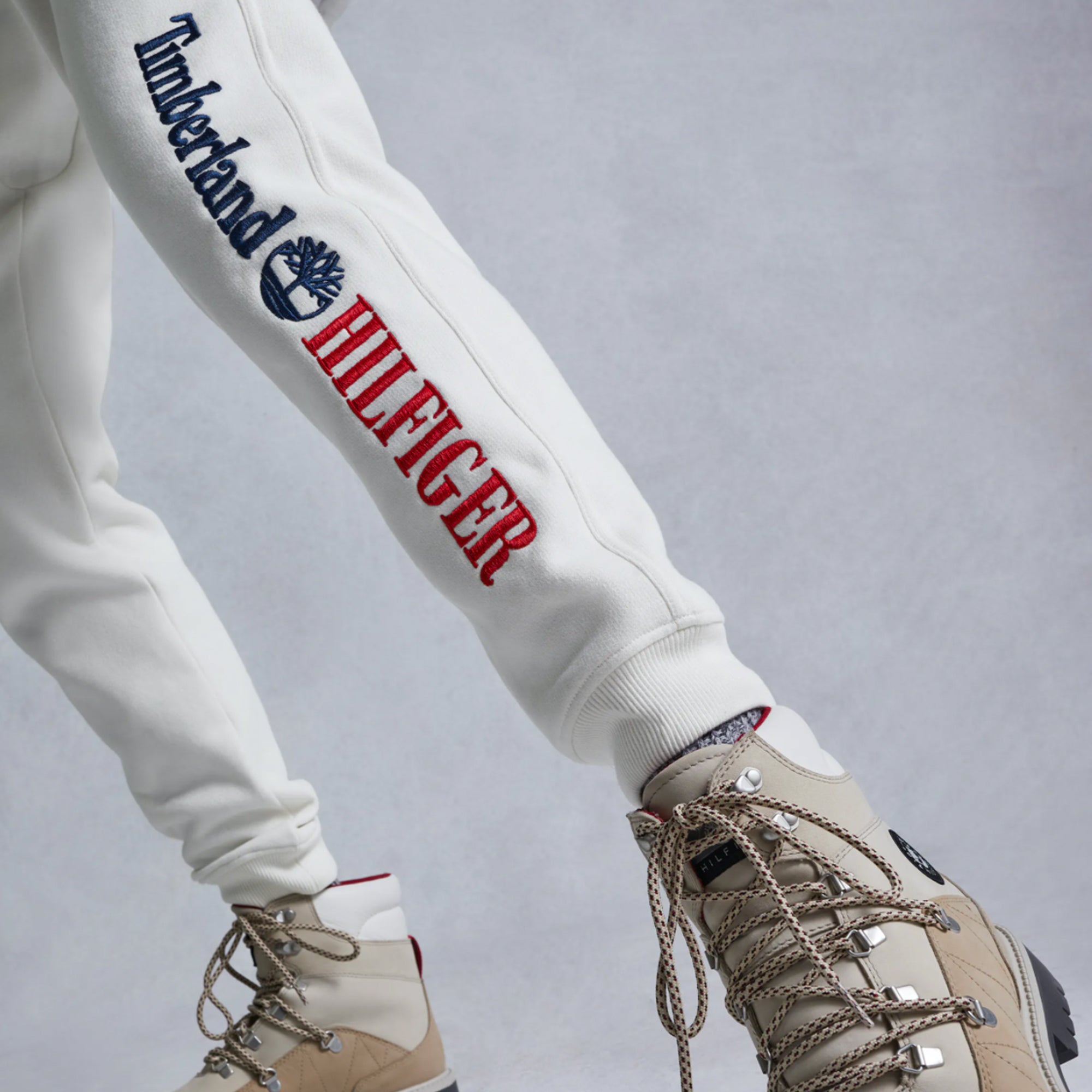 Tommy Hilfiger x Timberland Ri Logo Sweatpants 'Ivory'