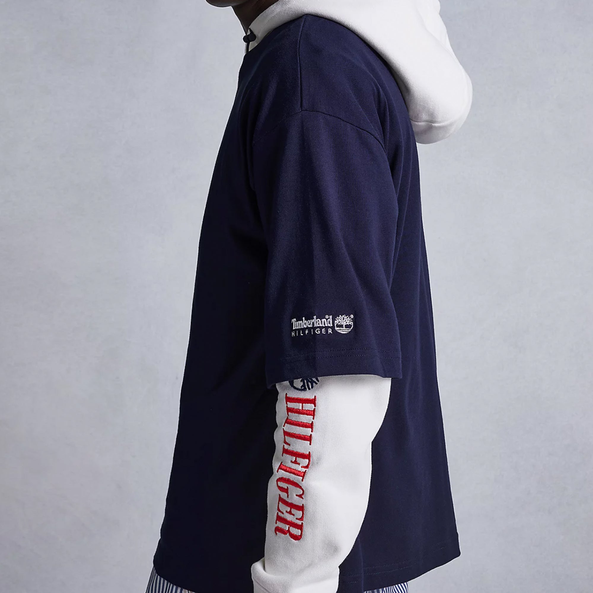 Tommy Hilfiger x Timberland RI Logo SS T-Shirt 'Desert Sky'
