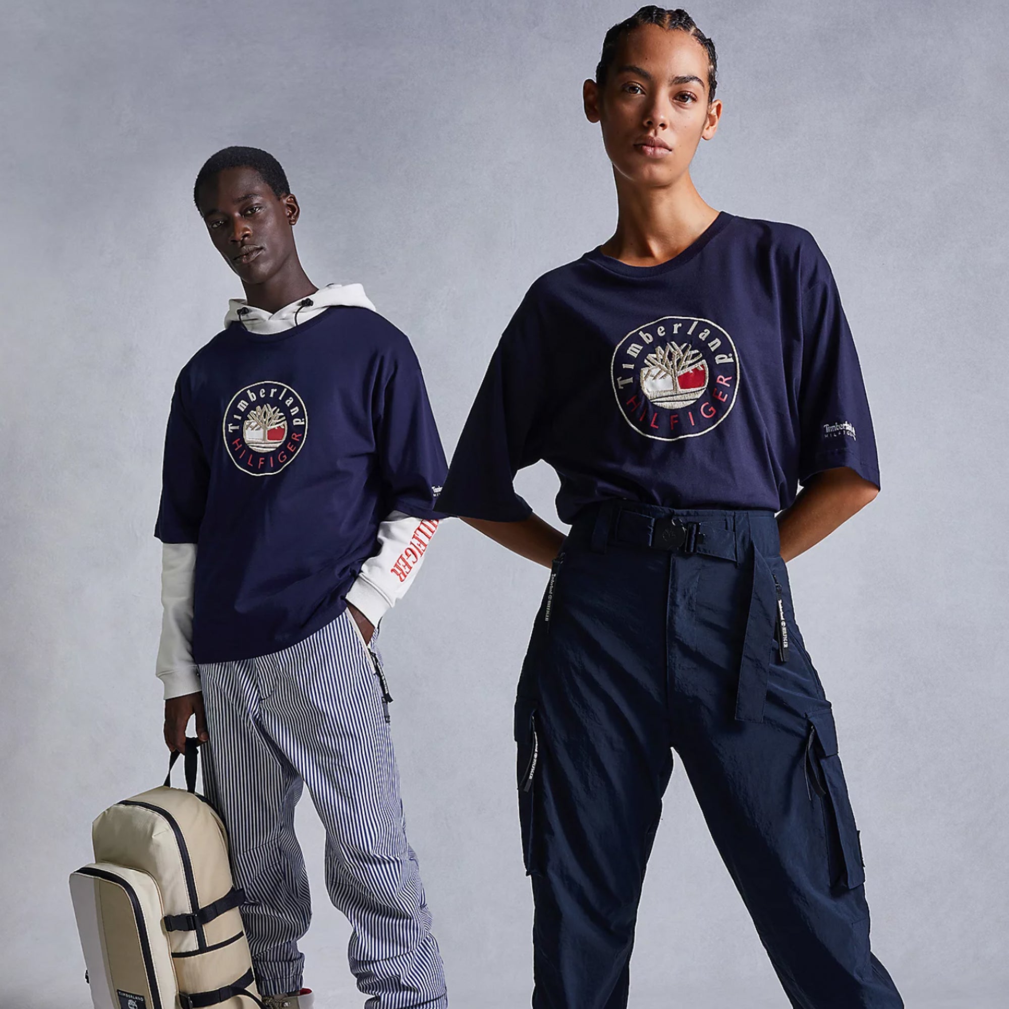 Tommy Hilfiger x Timberland RI Logo SS T-Shirt 'Desert Sky'