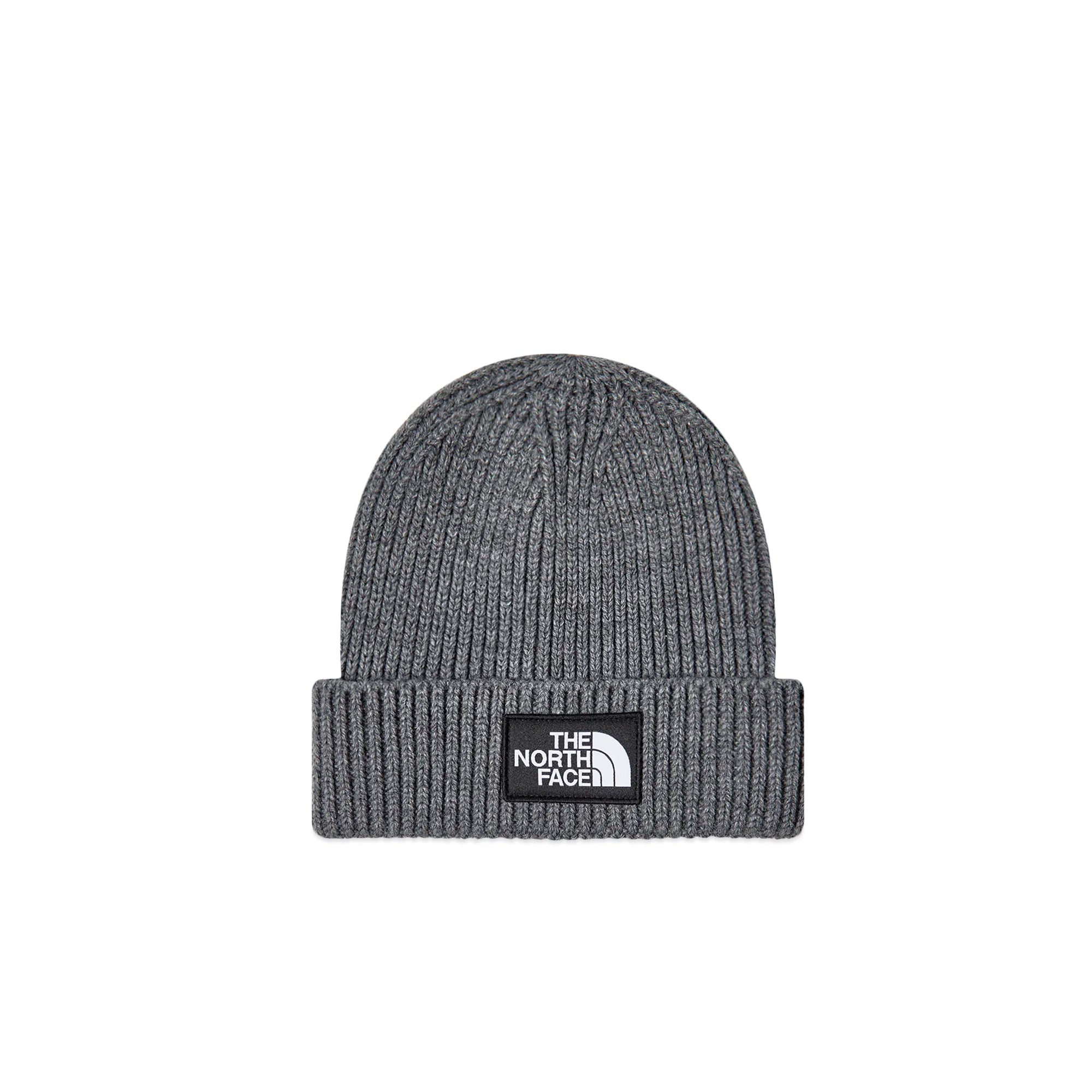 The North Face Logo Box Cuffed Beanie