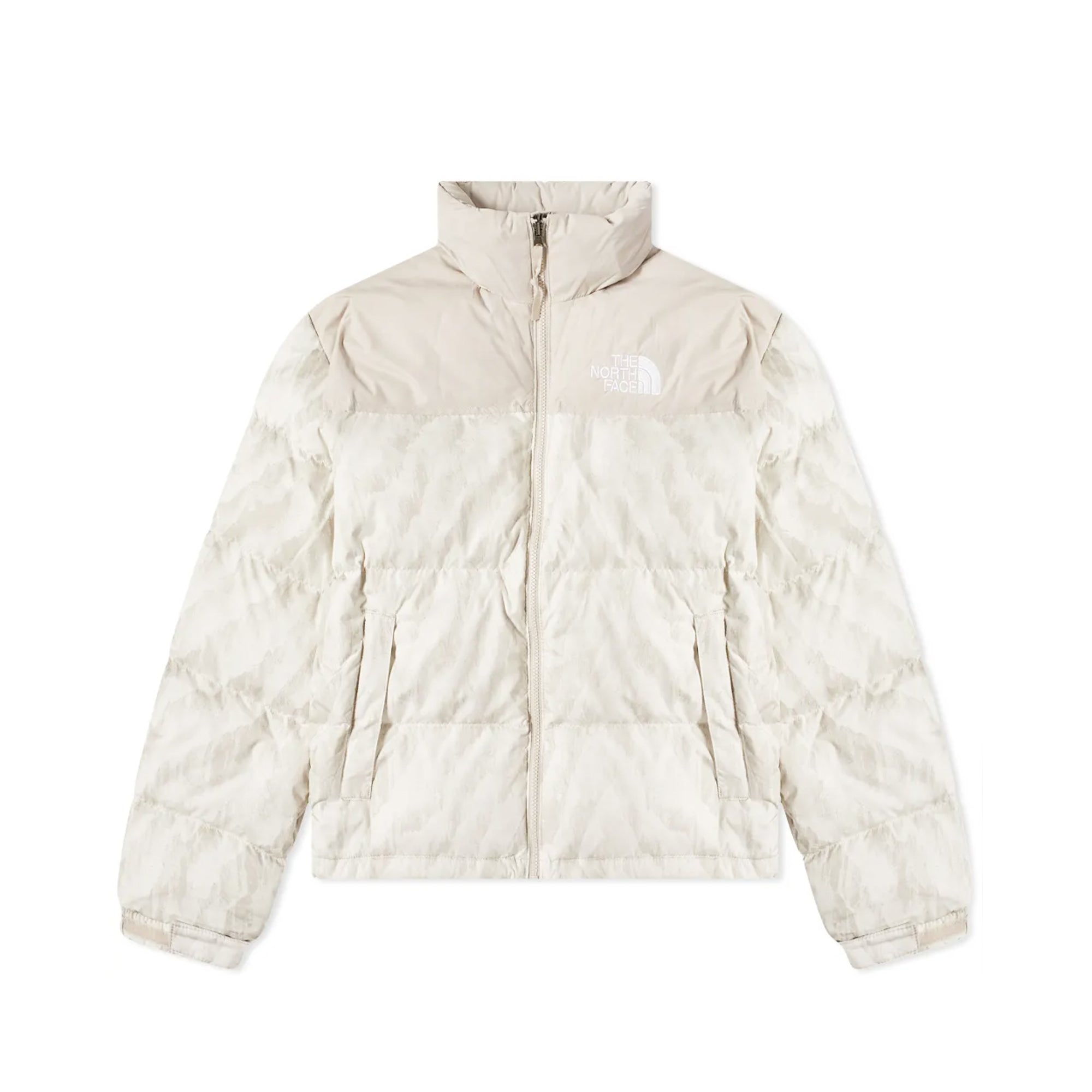 The North Face Mens Print Nuptse Jacket