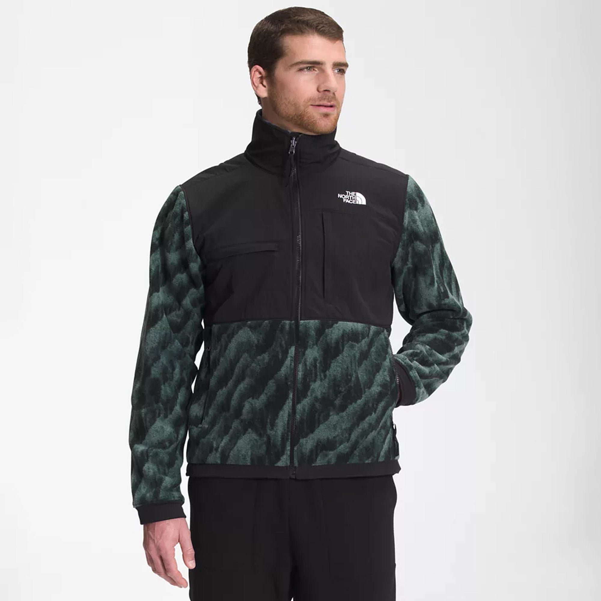 The North Face Mens Print Denali 2 jacket