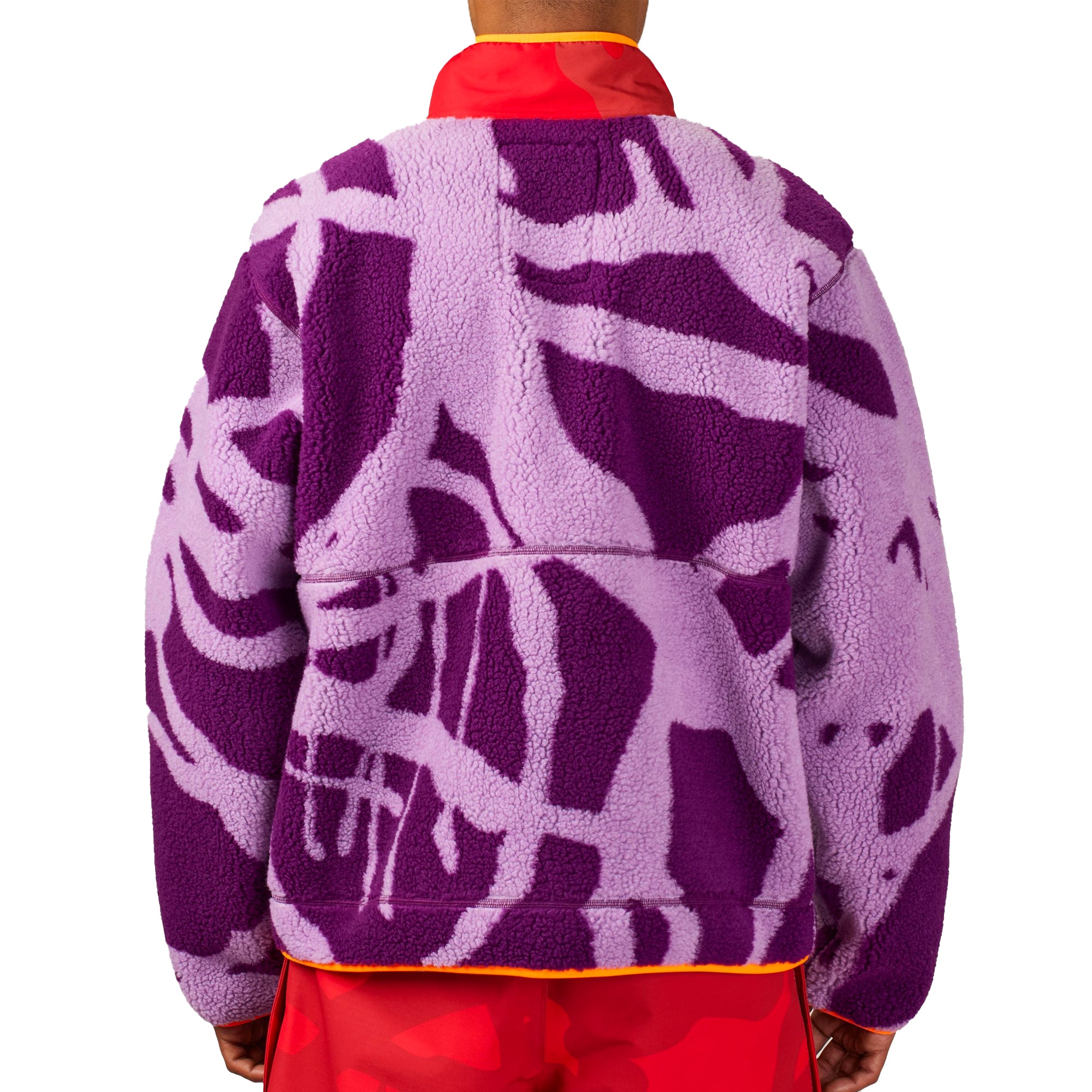 The North Face XX Kaws Freeride Fleece Jacket 'Purple Dragline Print'