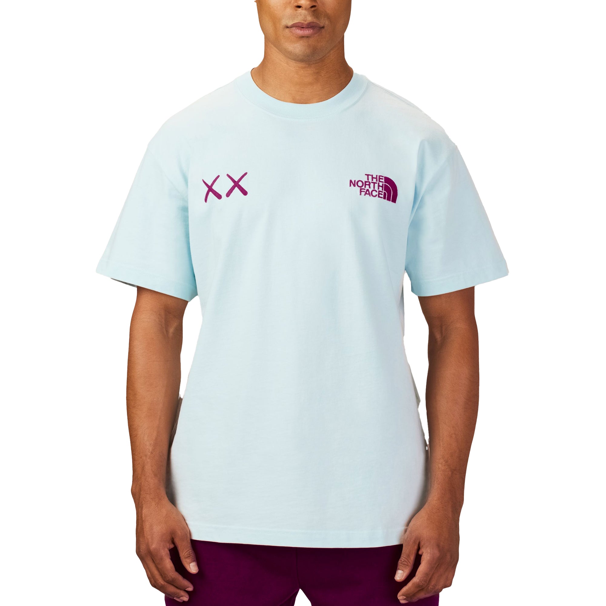 The North Face XX Kaws Mens SS Tee 'Ice Blue'