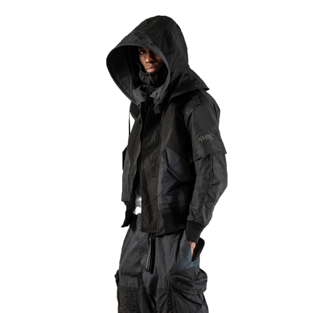 Nemen Mens Military Bomber Jacket 'Black'