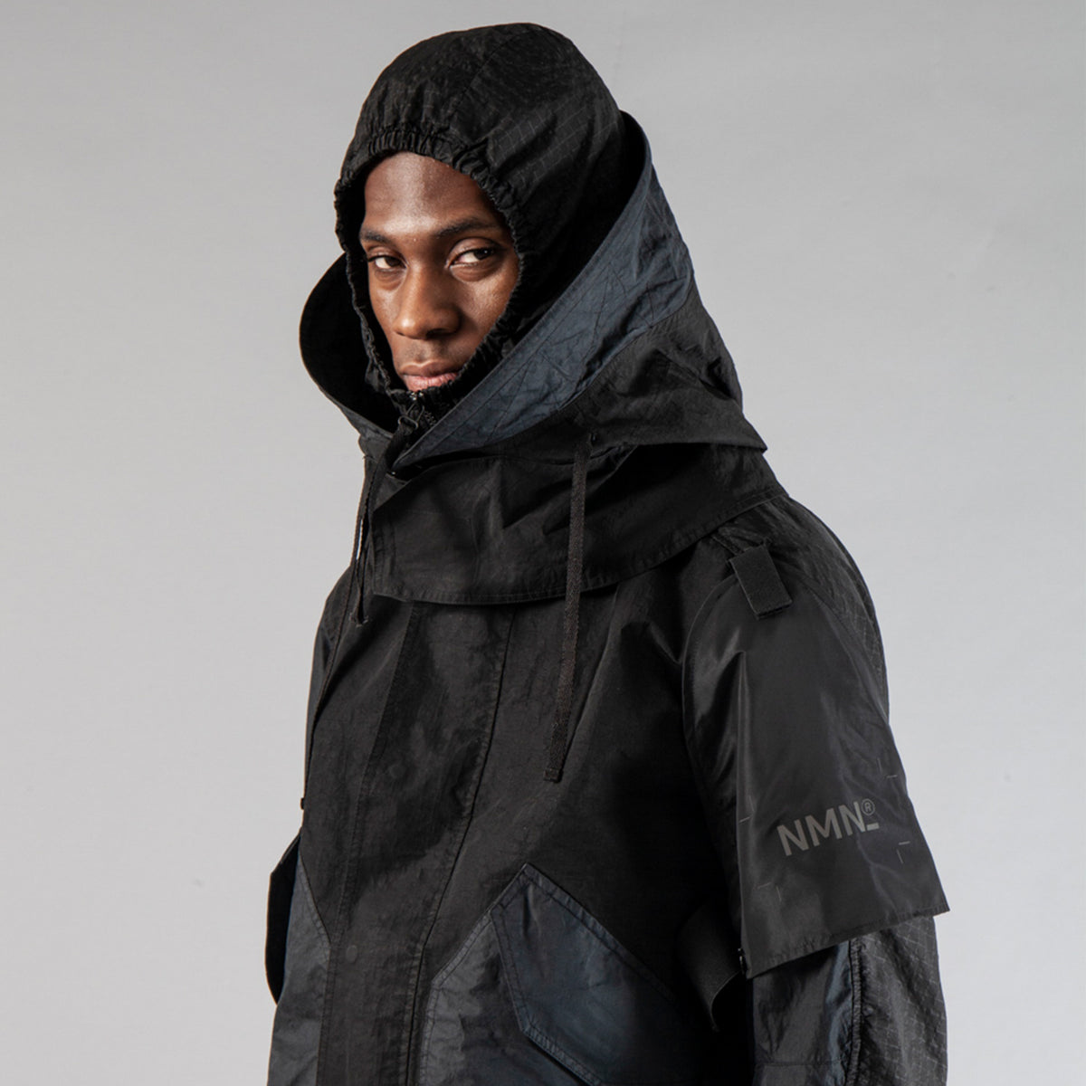 Nemen Mens Military Bomber Jacket 'Black'