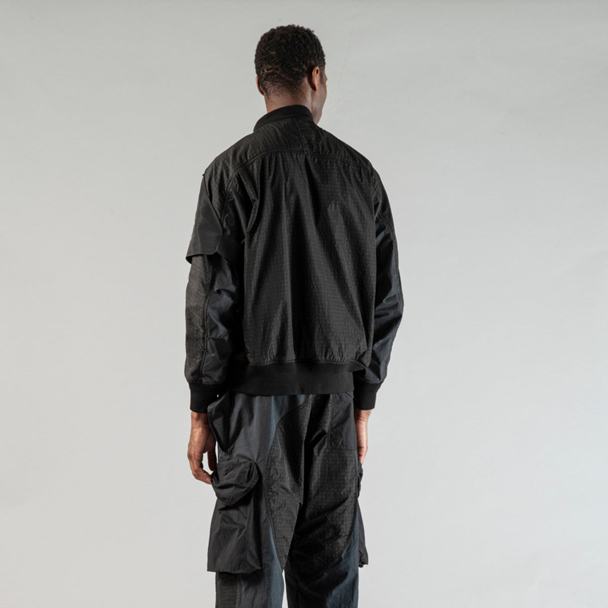 Nemen Mens Military Bomber Jacket 'Black'