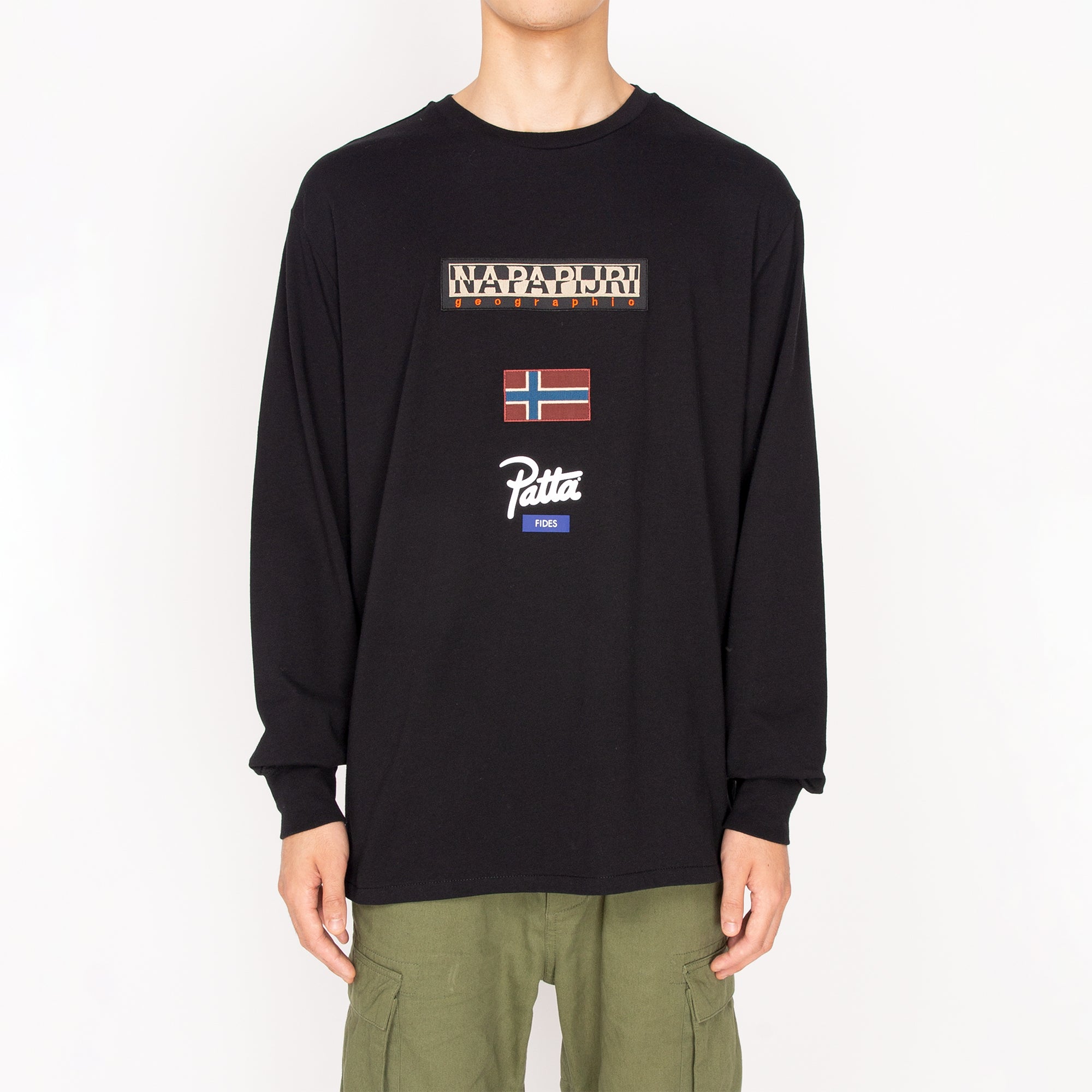 Napa x Patta S-Patta Long Sleeve 'Black'